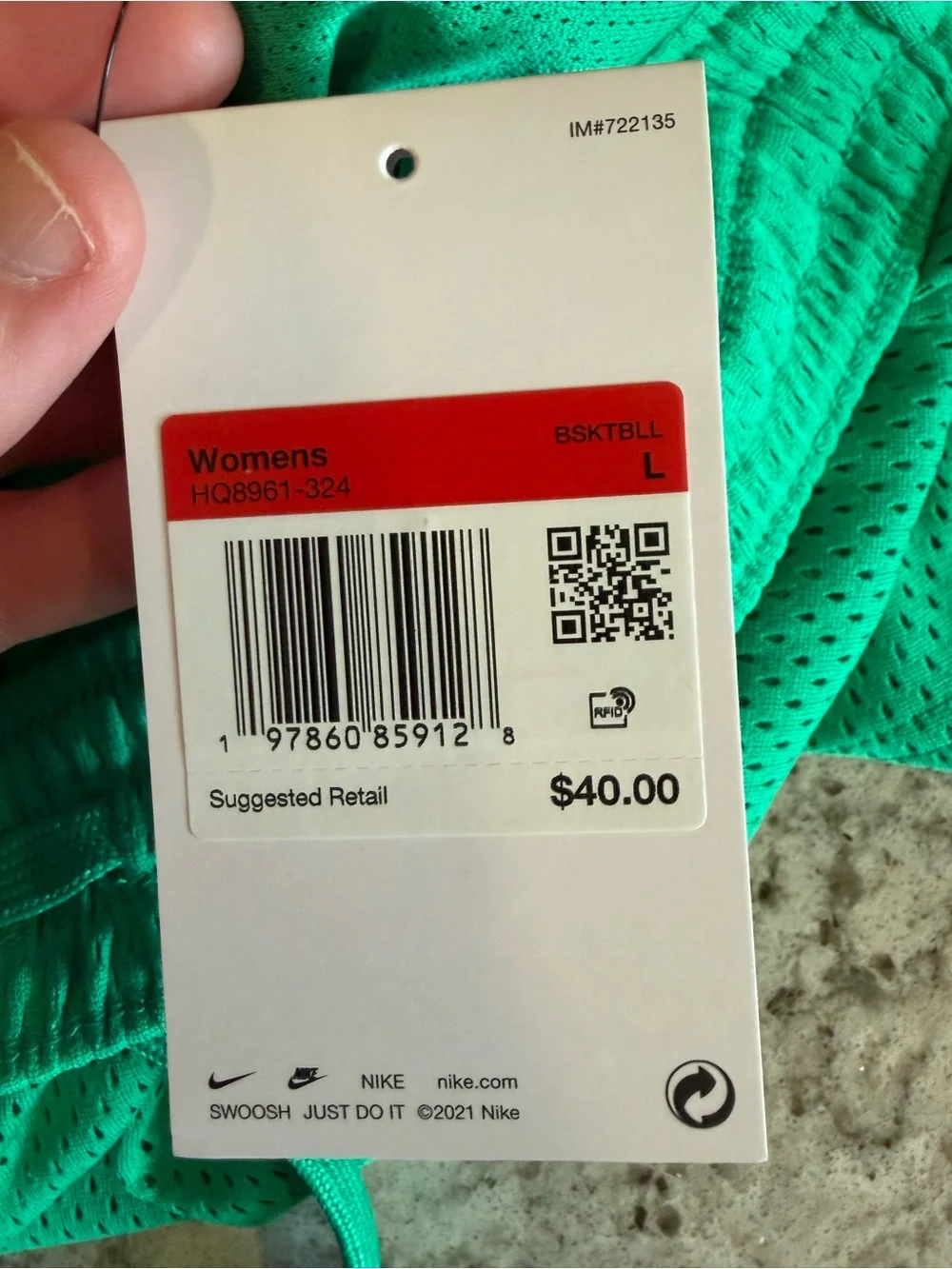 NWT Nike Dri fit Mesh Athletic Shorts size large!